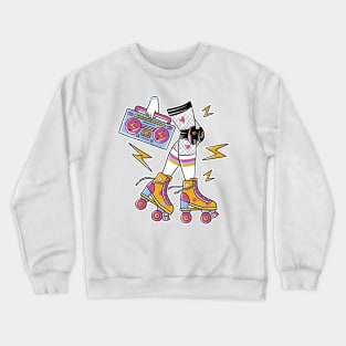 Retro Rollers Groove Vibes Crewneck Sweatshirt